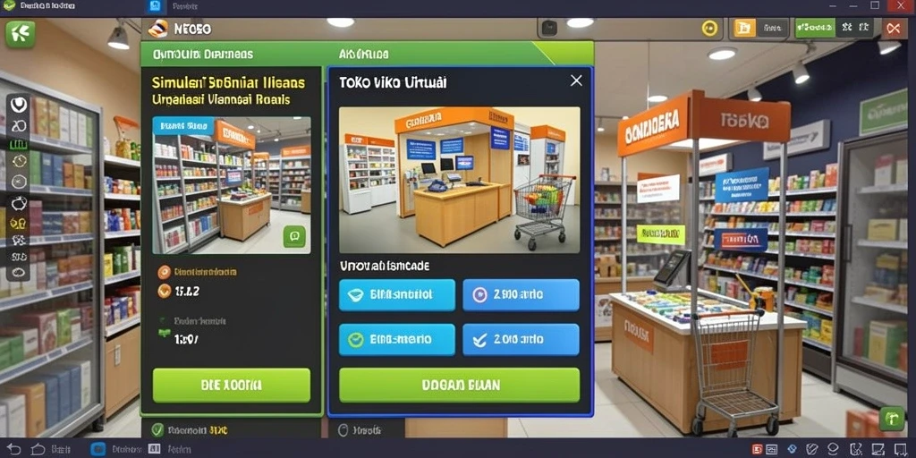 Tampilan antarmuka utama yang menarik dan user-friendly.