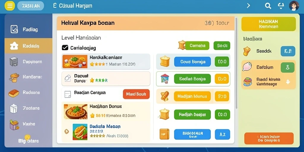 Tampilan awal PAUS123 yang menarik dan berwarna-warni.