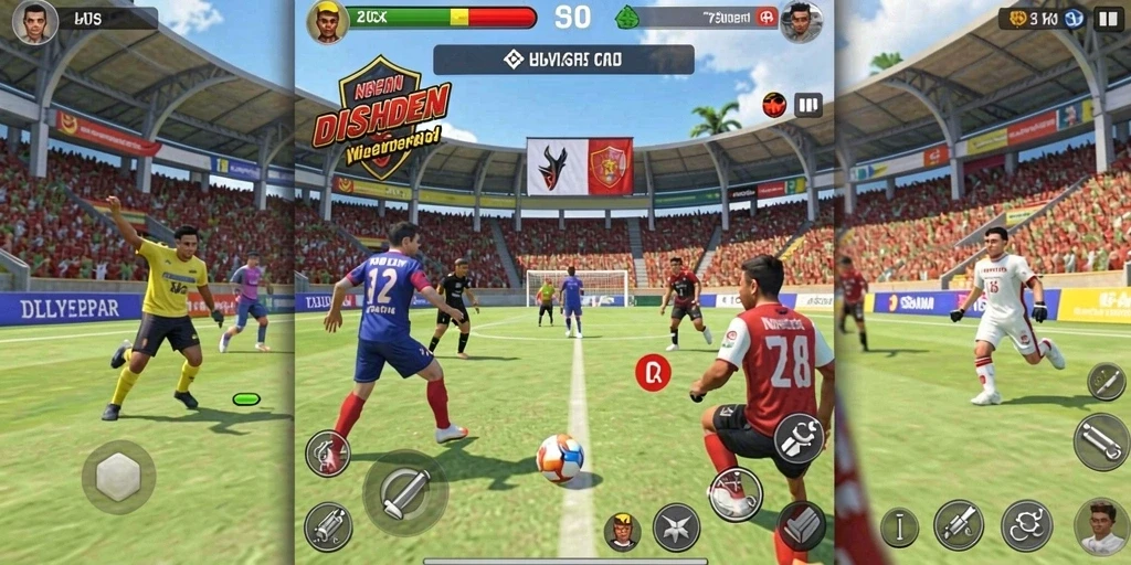 Tampilan karakter utama yang menarik dan detail.