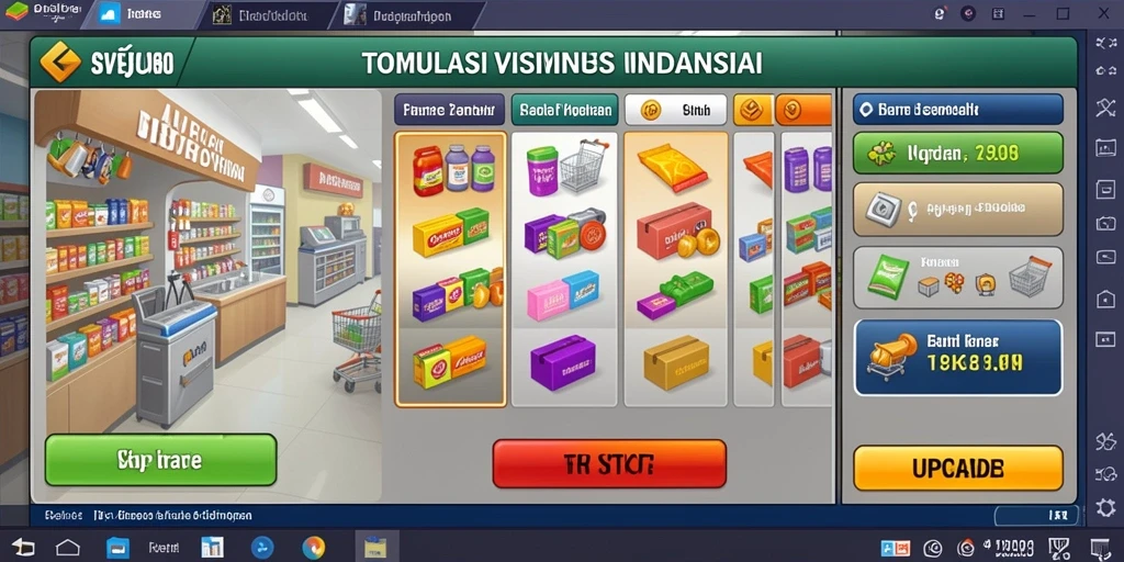 Tampilan antarmuka yang sederhana dan menarik.