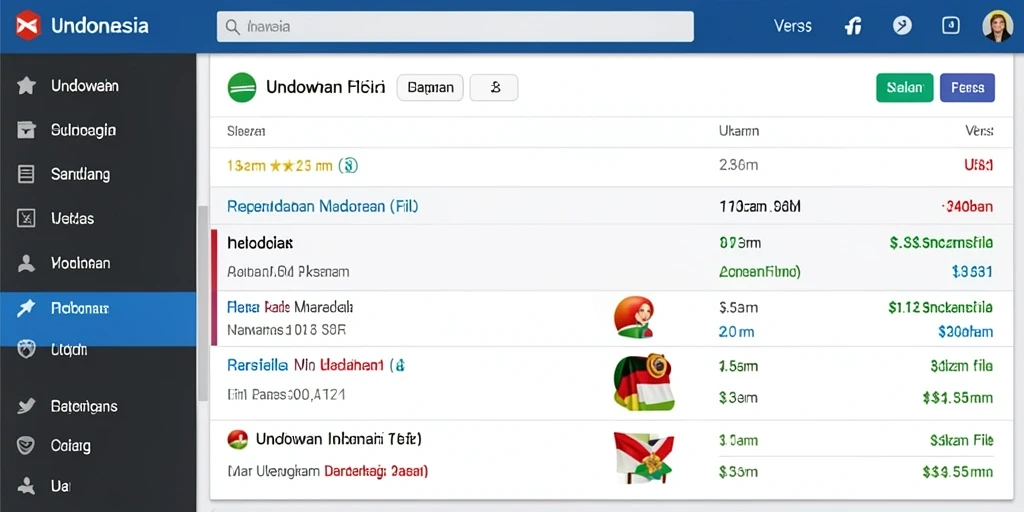 Tampilan menu utama yang menarik dan mudah dinavigasi.