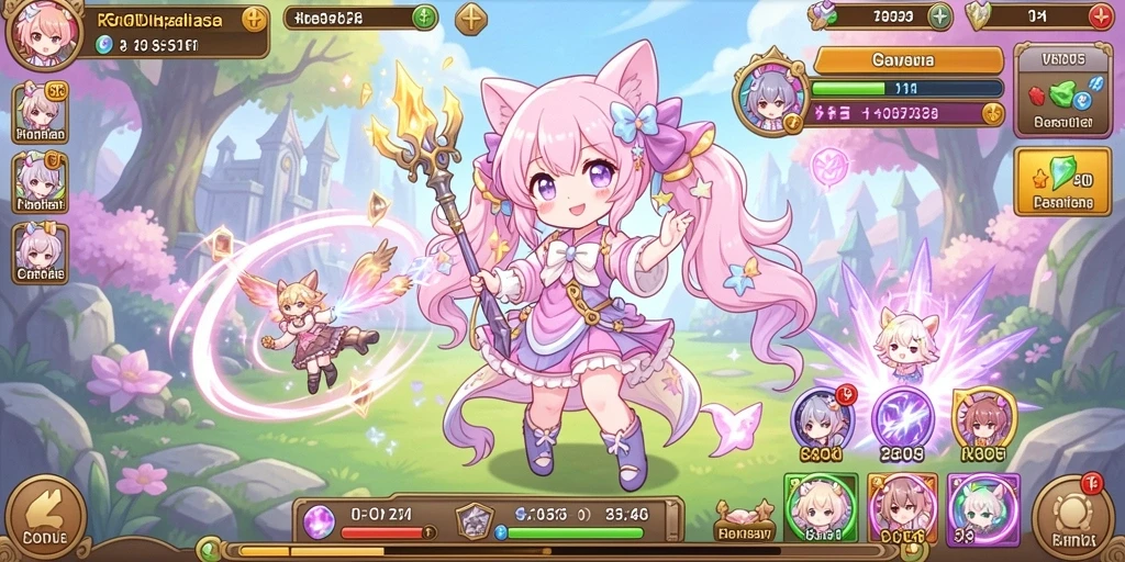 Screenshot menampilkan dunia Tokyo yang menawan.