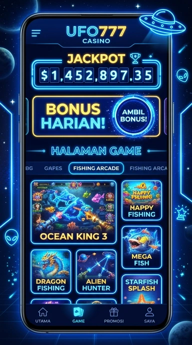 Cuplikan layar menu unduhan ufo777 untuk perangkat Android